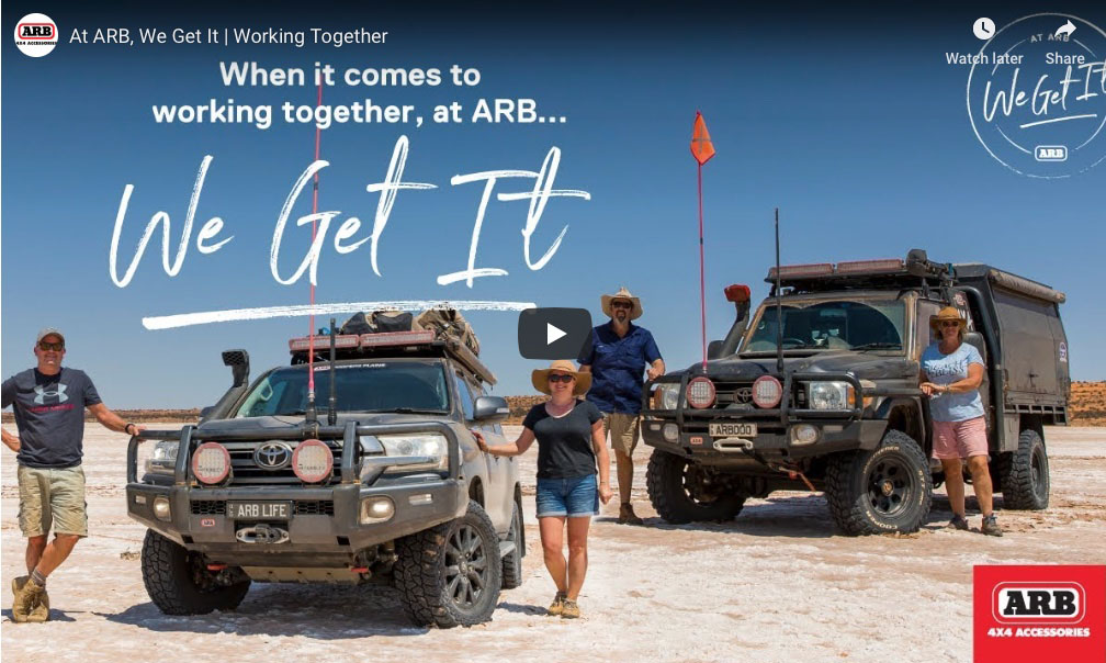 When it comes to working together, at ARB ‘We Get It’!